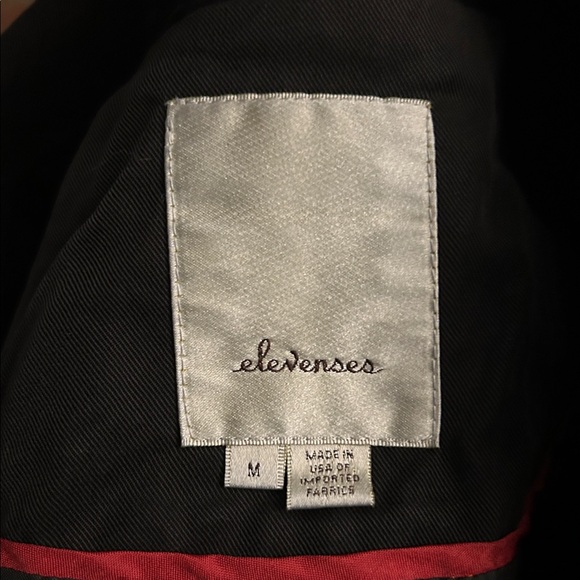 Elevenses Open Front Blazer with Ruched Sleeves - Picture 4 of 4